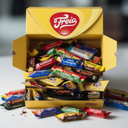 Freia Assorted Chocolate Box, 5.9kg – Norwegian Chocolate Variety Box, 224 bite-sized chocolates