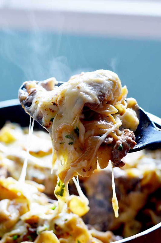 FRENCH ONION BEEF STROGANOFF