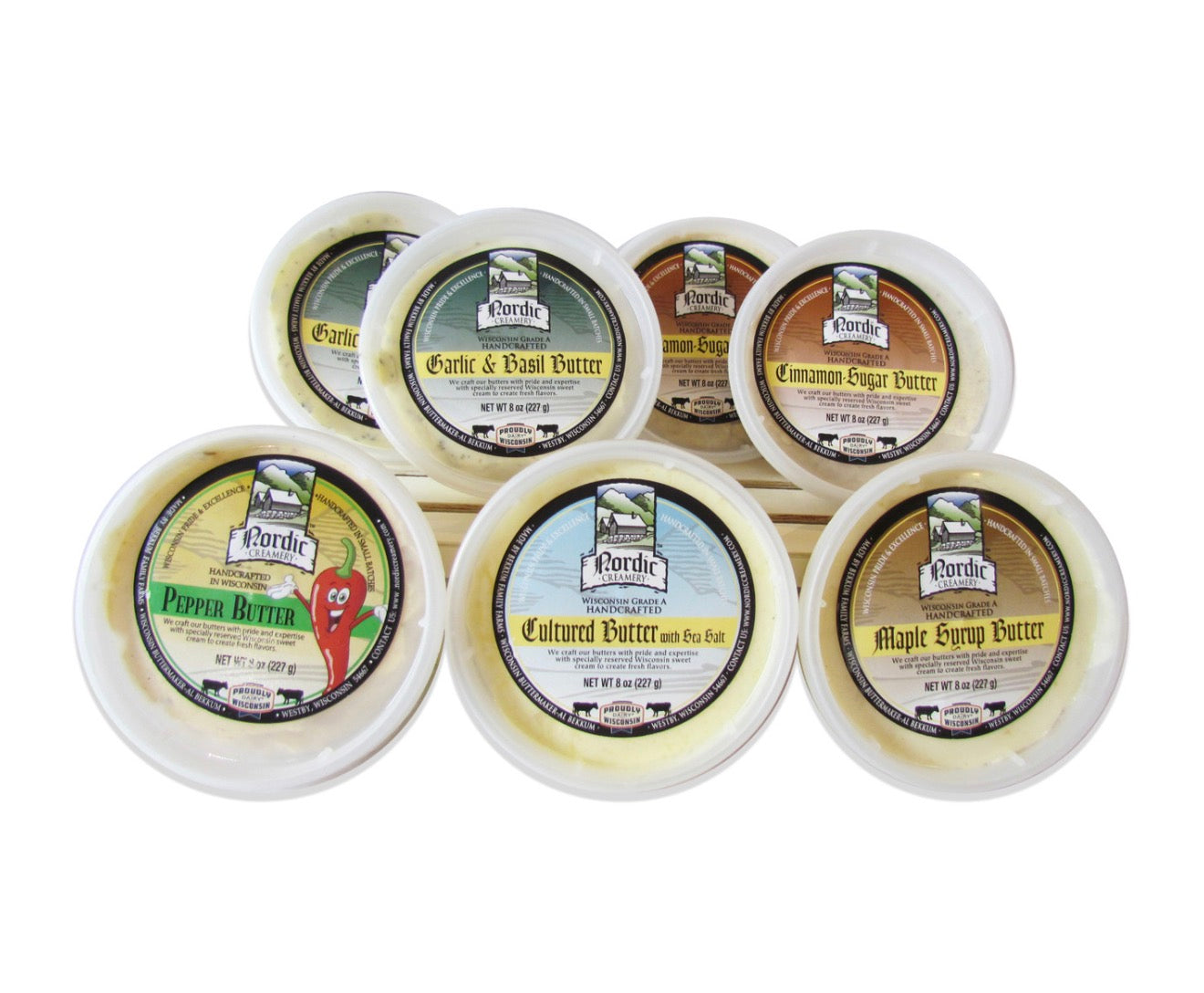 The Nordic Creamery Artisan Butter Variety Pack