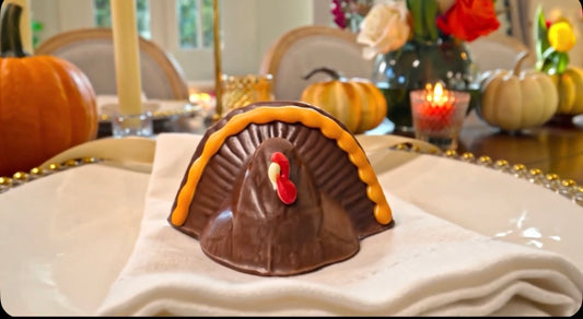 Chocolate Turkey Place Settings – Set of 8 | Milk, Dark or White