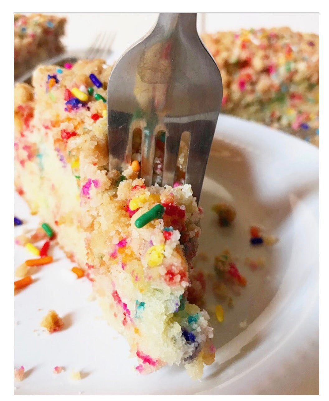 Bakery Birthday Funfetti Crumb Cake