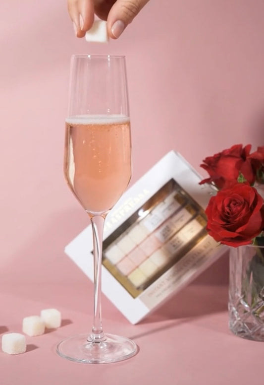 Teaspressa DIY Mimosa Kit – Champagne-Infused Flavored Sugar Cubes
