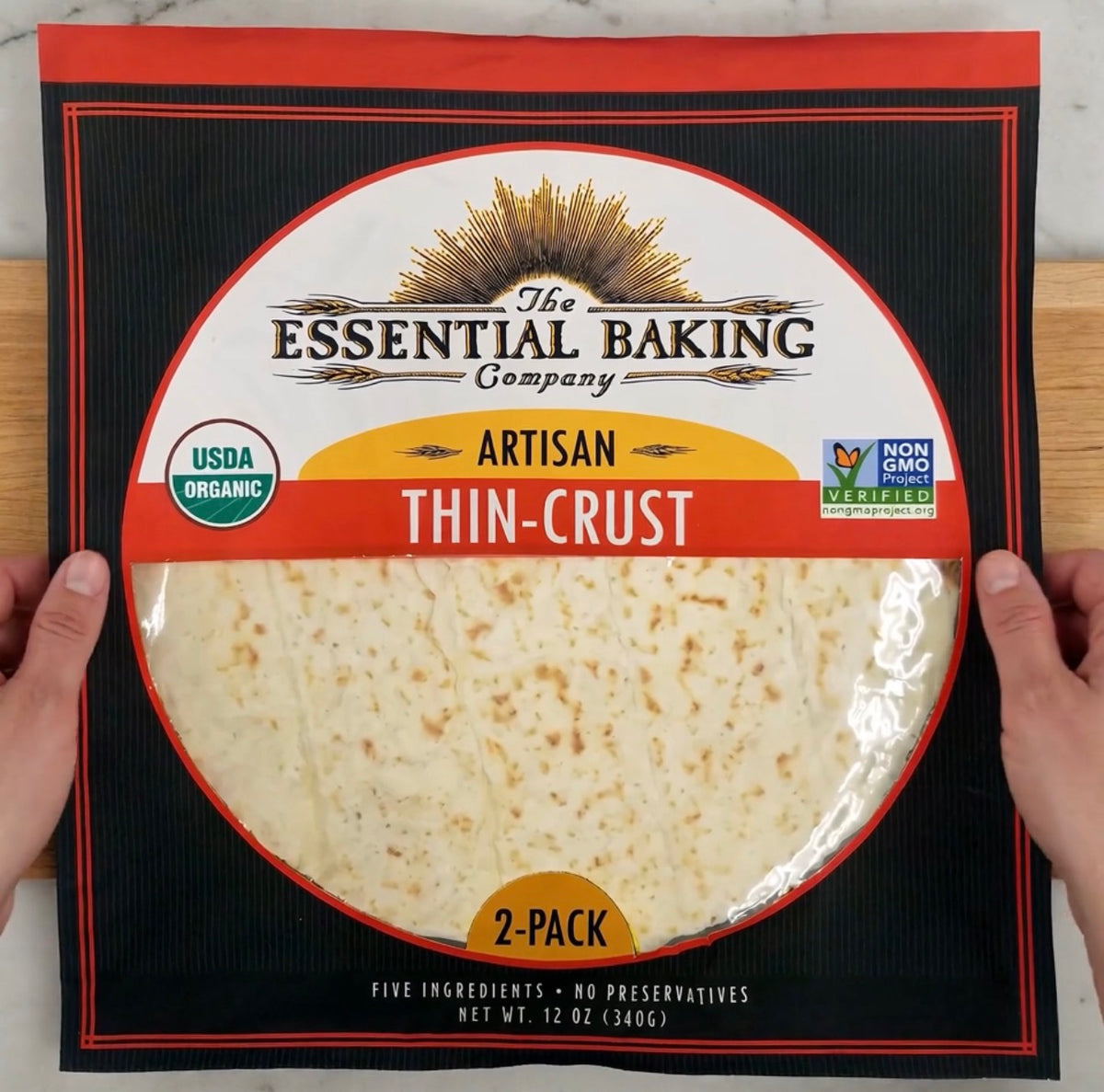 Essential Baking Co. Organic Pizza Crust – Thin, Non-GMO – 10/Case