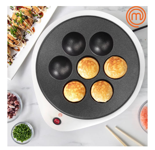 MasterChef Electric Donut Holes, Ebelskiver Maker, Cake Pops, Octopus Balls, Aebleskivers