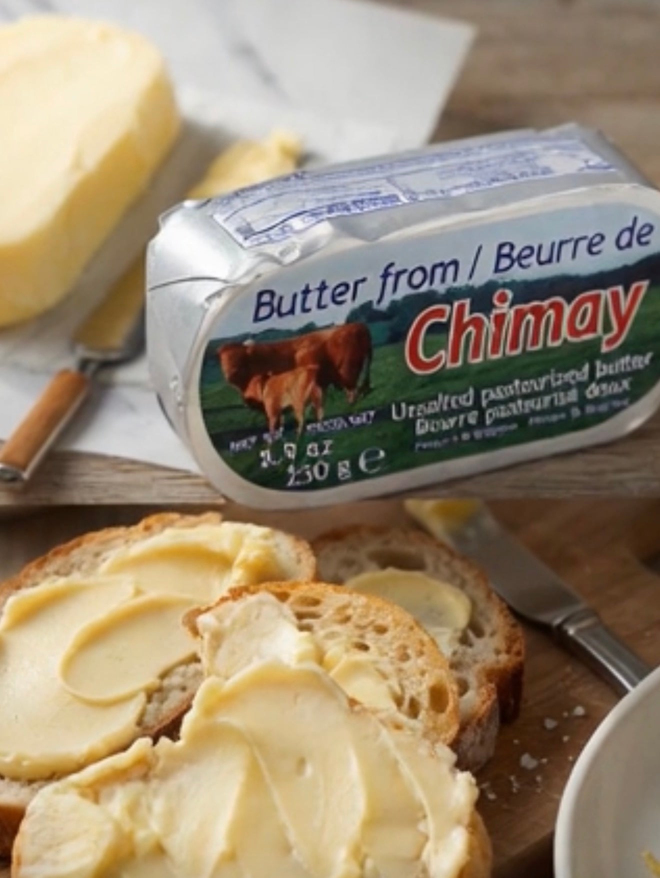 Belgium Chimay Unsalted Butter, 250g