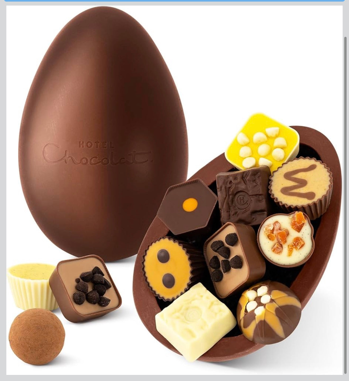 Hotel Chocolat Chocolate Easter Egg, Easter 2026 - Extra Thick Shell – Luxury Gourmet Easter Gift - Pattisserie