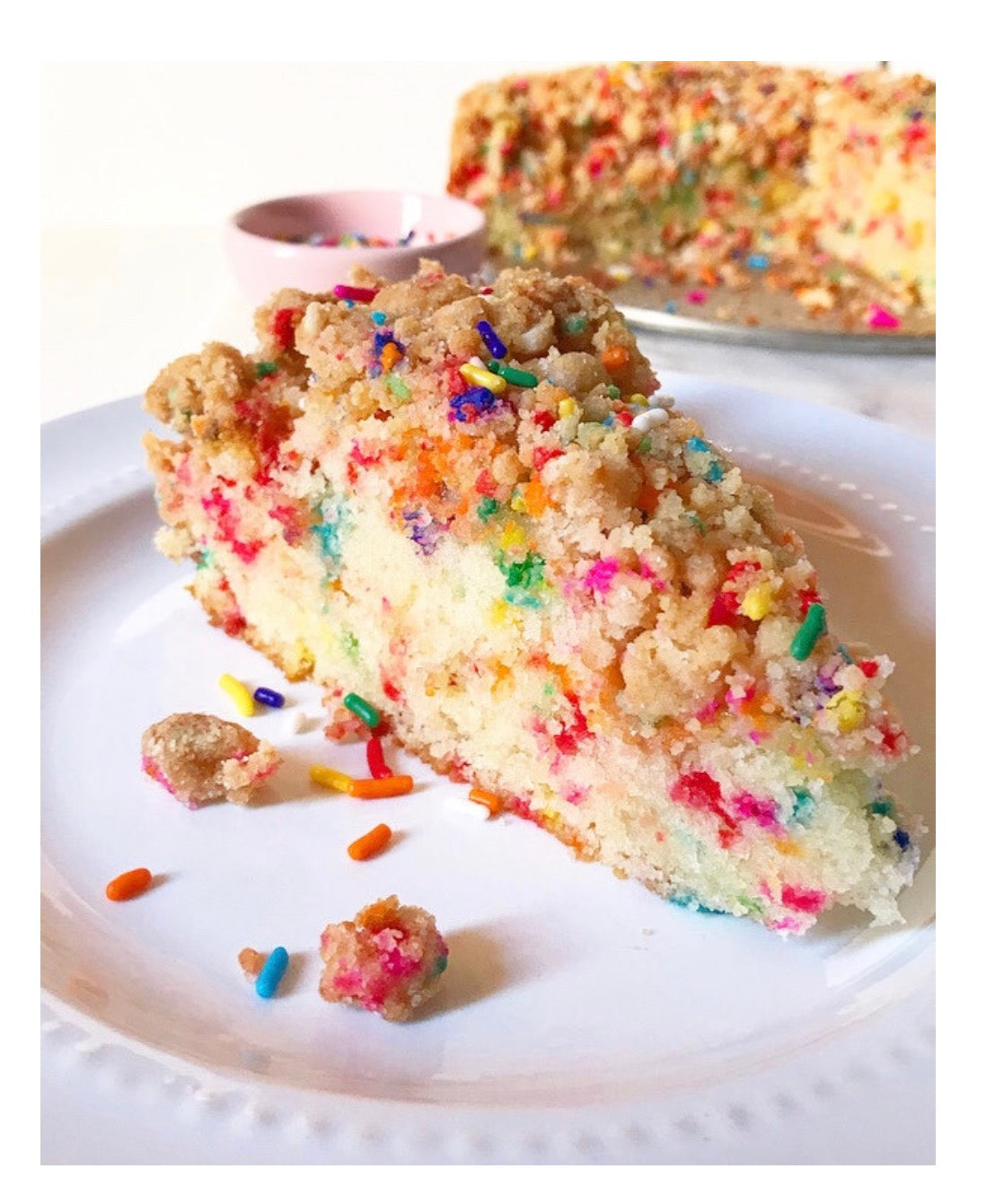 Bakery Birthday Funfetti Crumb Cake
