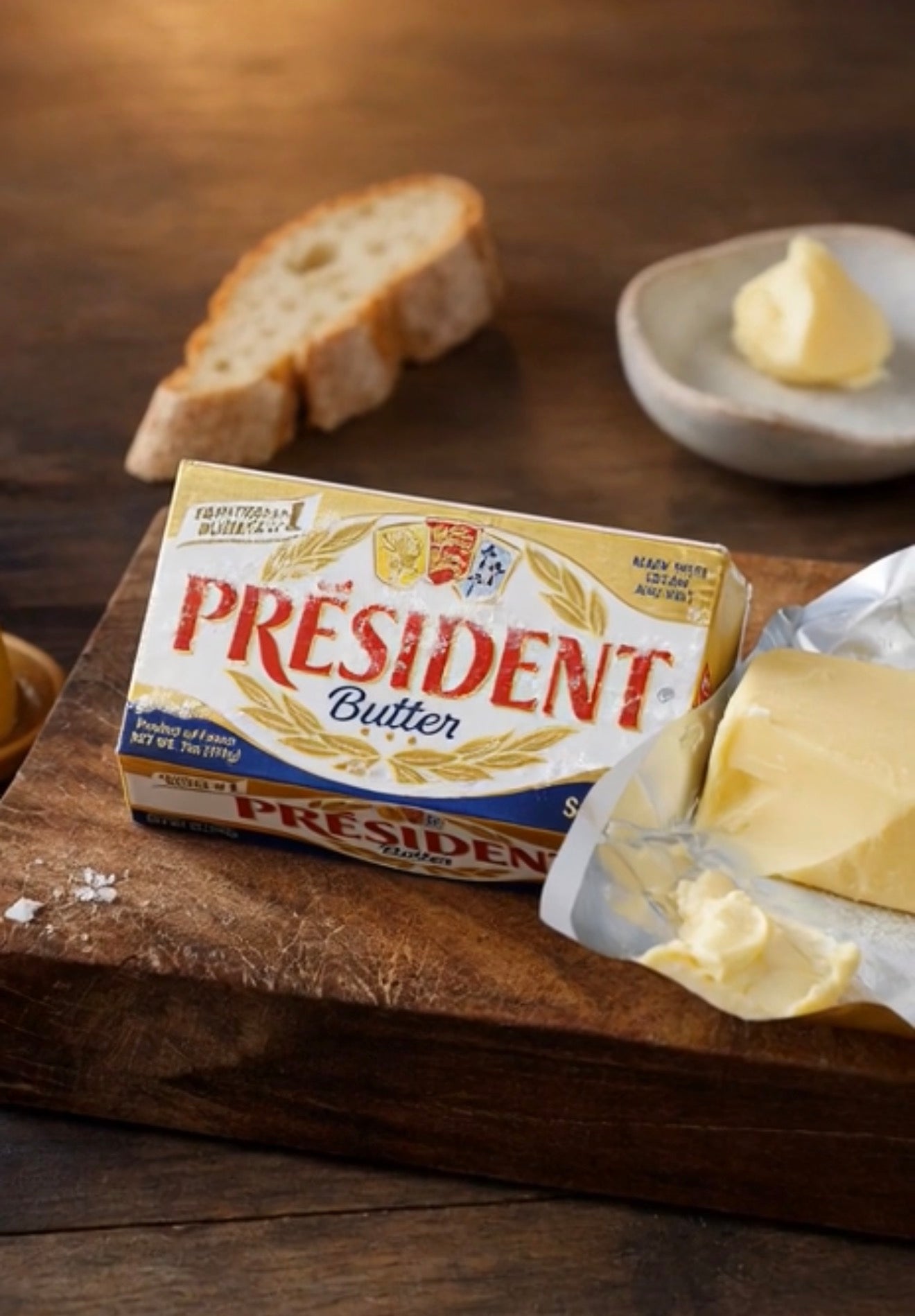 Président French Sea-Salted Butter Bar,  7 oz