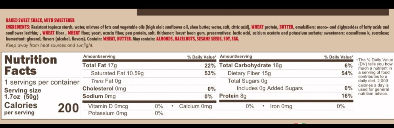 BrioGreat French-Style Low Carb Protein Croissant – 1.7 oz