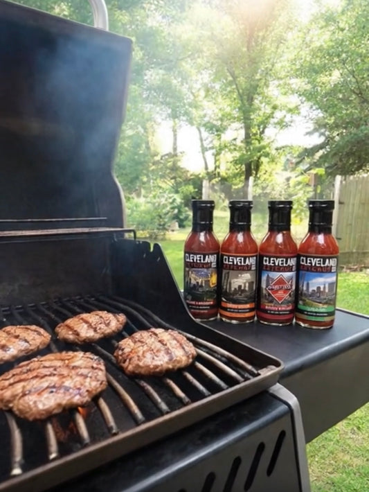 Cleveland Ketchup Varieties – Classic, Bacon & Bourbon, Garlic Dill, Ghost Pepper – Pack of 4