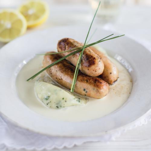 Smoked Salmon Sausages 16 oz - 4 links