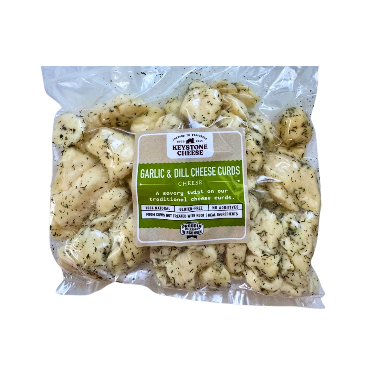 Cheese Curds - White Garlic & Dill