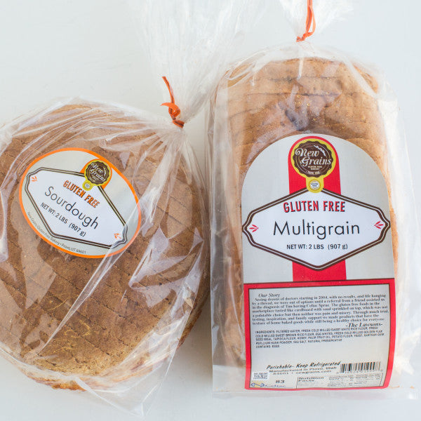 GLUTEN-FREE MULTIGRAIN AND SOURDOUGH BREAD