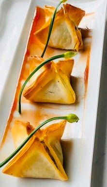 Golden Beet & Goat Cheese Phyllo Stars - 60 pieces per tray
