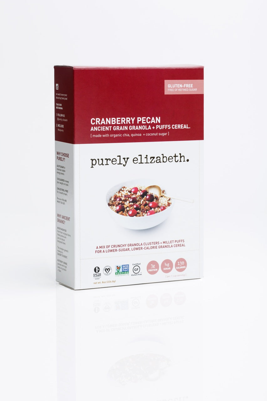 CRANBERRY PECAN ANCIENT GRAIN GRANOLA + PUFFS CEREAL