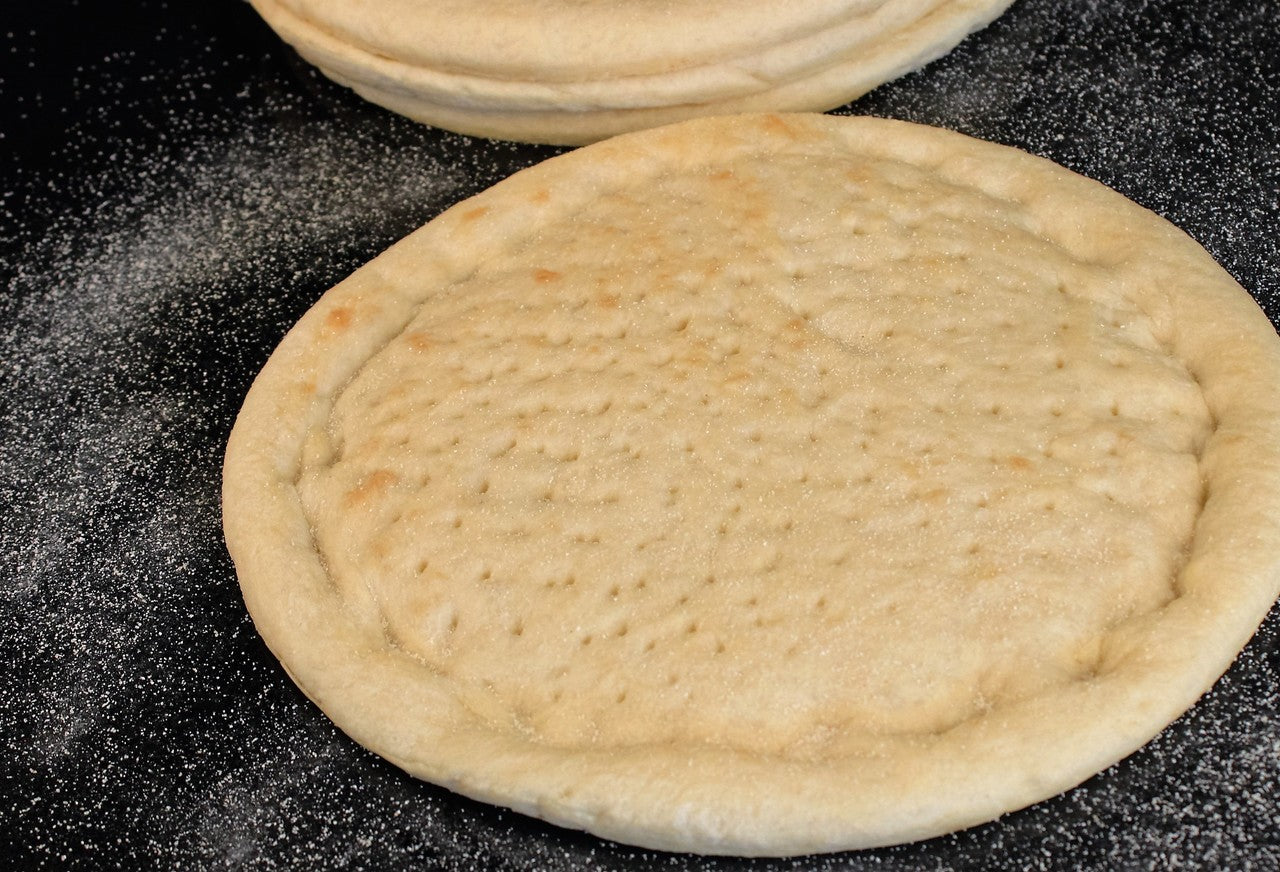 Gluten Free Plain Extra Protein w/ Raised Edge Pizza Crust, 12" - 12 per case