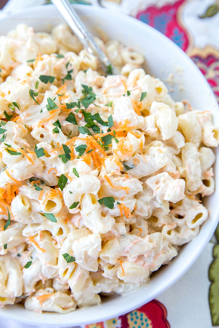 Lighter Hawaiian Macaroni Salad