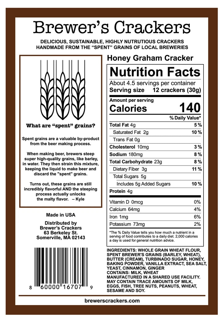 Honey Graham - Brewers Cracker's