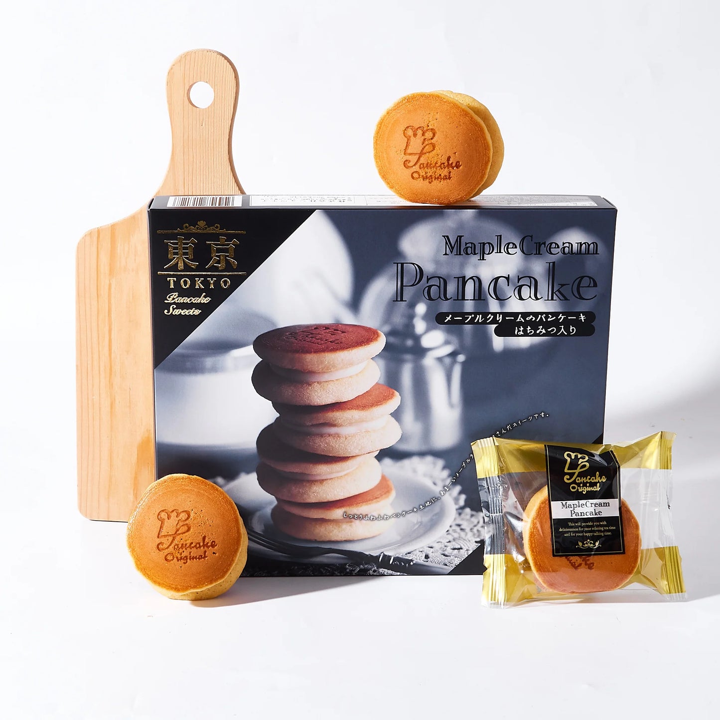 Maple White Chocolate Soufflé Cream Mini Pancakes (6 Pieces) Individually Wrapped