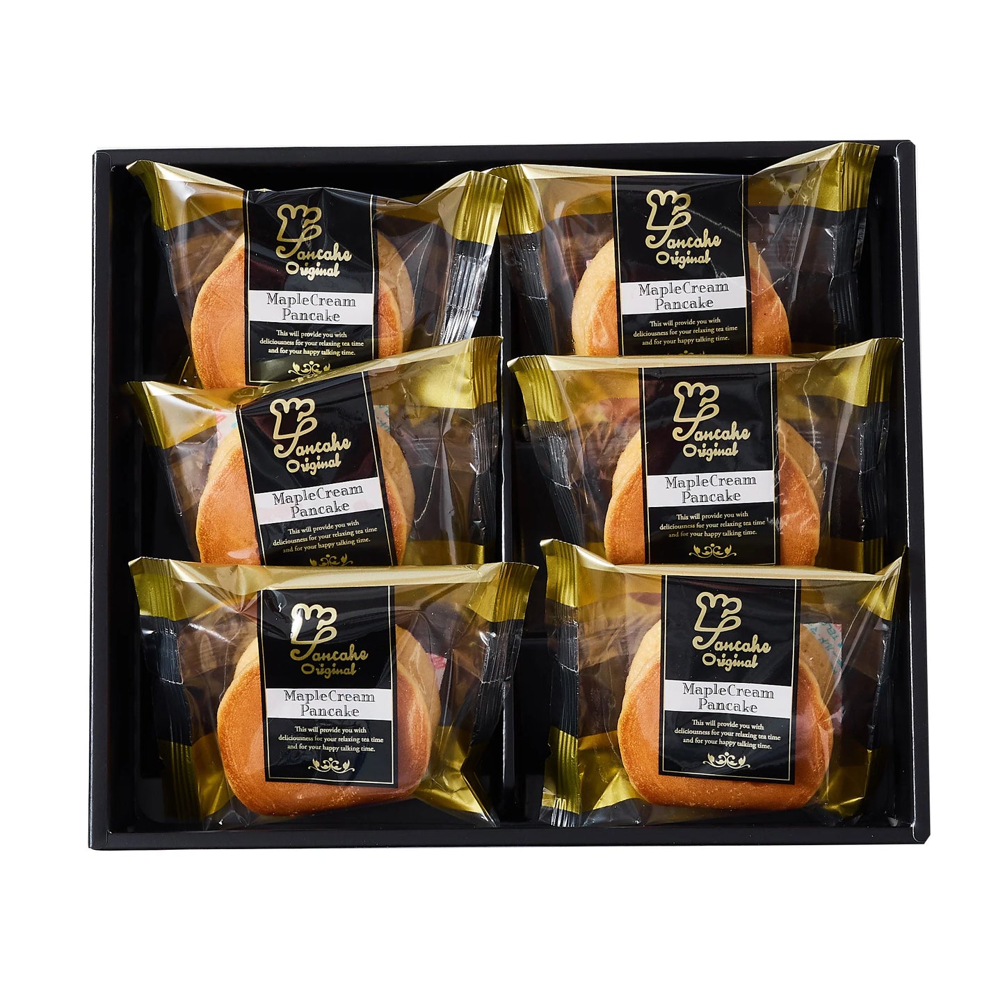 Maple White Chocolate Soufflé Cream Mini Pancakes (6 Pieces) Individually Wrapped