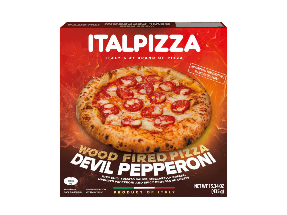 Italpizza Devil Pepperoni Wood Fired Pizza (15.34 oz)