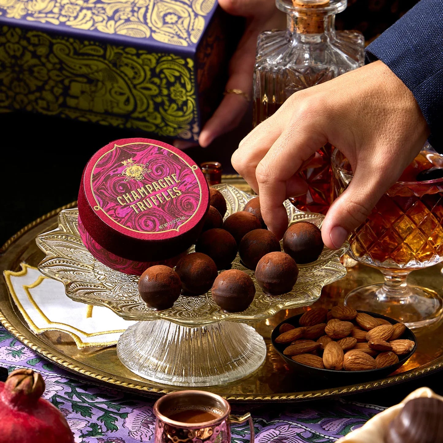 Vosges Haut-Chocolat Champagne Truffles, 5 Pieces Gift Box
