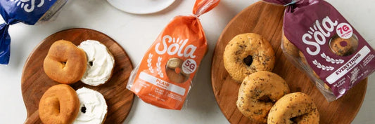 SOLA Low Carb Bagels - Plain