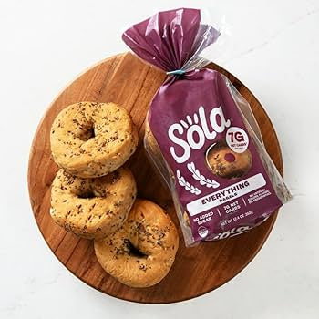 SOLA Low Carb Bagels – Everything