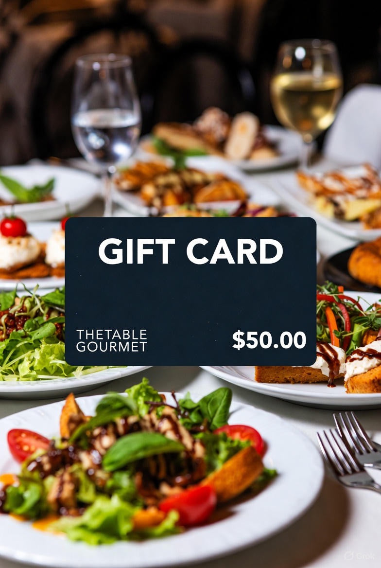 The Table Gourmet $50 Gift Card