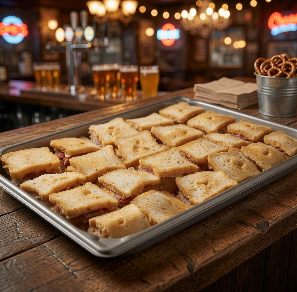 Les Chateaux de France Mini Reuben Sandwiches – Gourmet New York Style Appetizers – 60/Case