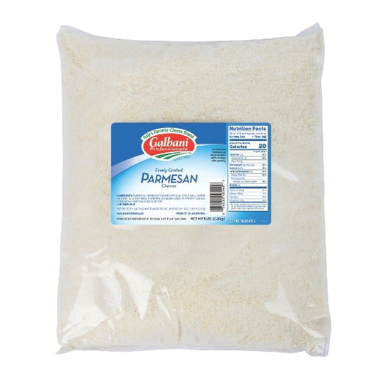 Galbani Finely Grated Imported Parmesan Cheese – 5 lb Bags, 4/Case (20 lbs Total)
