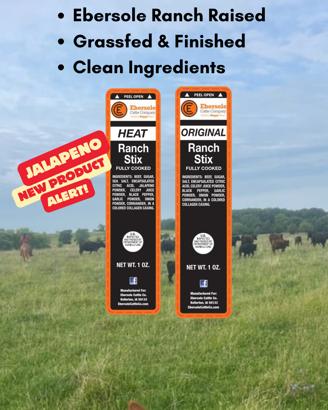 ECC Ranch Beef Sticks