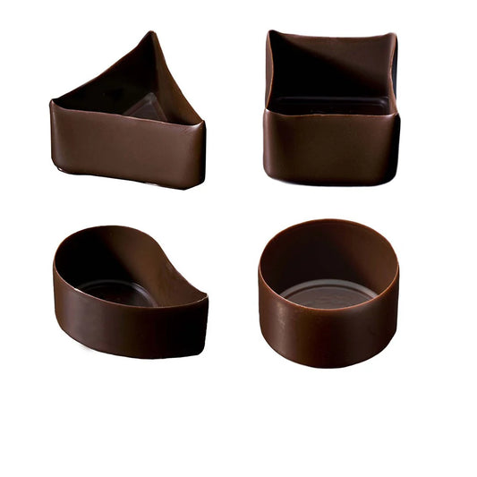 Assorted Chocolate Petit Four Cups - 200/Case