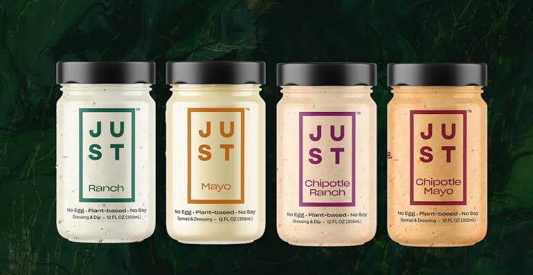 Just Variety of Plant Based Mayo and Dressing