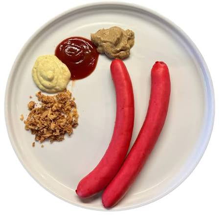 Scandinavian Style Red Hot Dogs - Røde Hotdog Pølser - includes 18