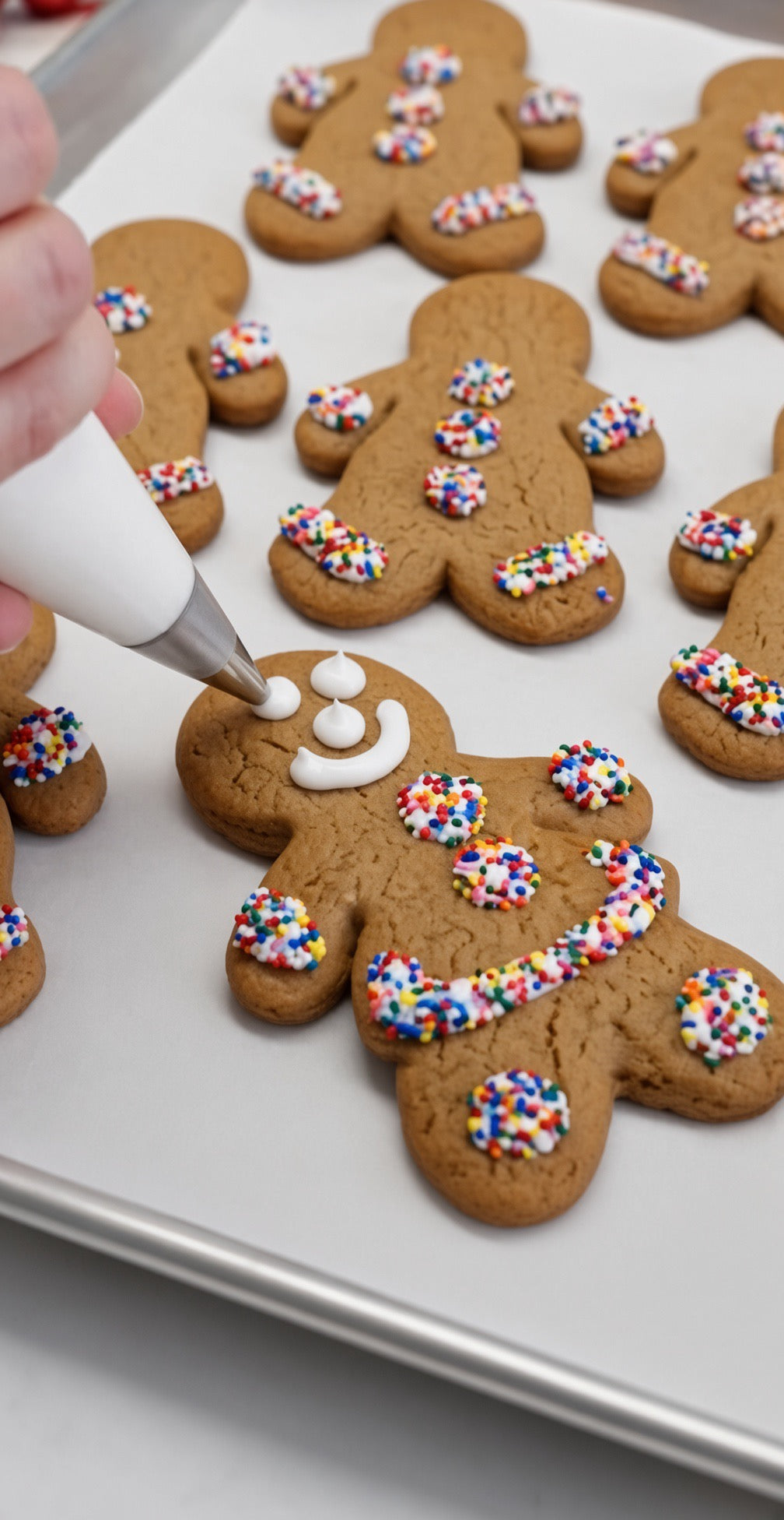 Gingerbread Boy & Girl Cookies, 5”
