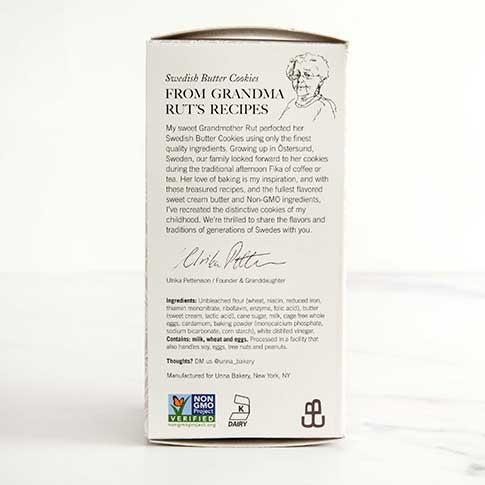 Unna Bakery Swedish Cardamom Crisp Cookies