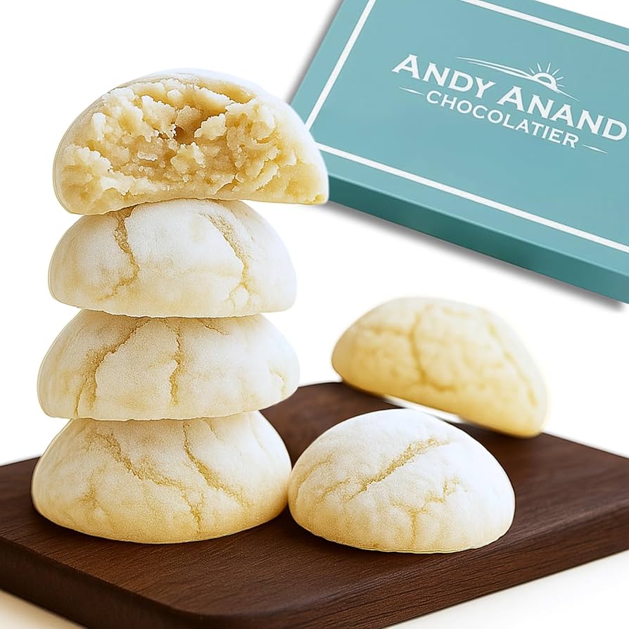 Andy Anand Gourmet Italian Amaretti Cookies | 40 Assorted Pieces, Chocolate, Peach, Orange, Made in Italy, Gluten-Free