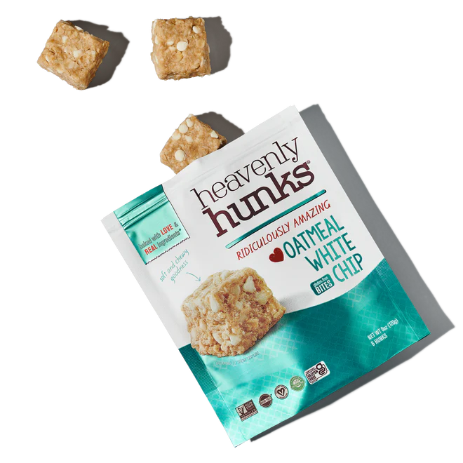Heavenly Hunks Variety - Oatmeal Chocolate Chip, Peanut Butter Chocolate, Cranberry White Chip & Oatmeal White Chip Cookies - Pack of 4