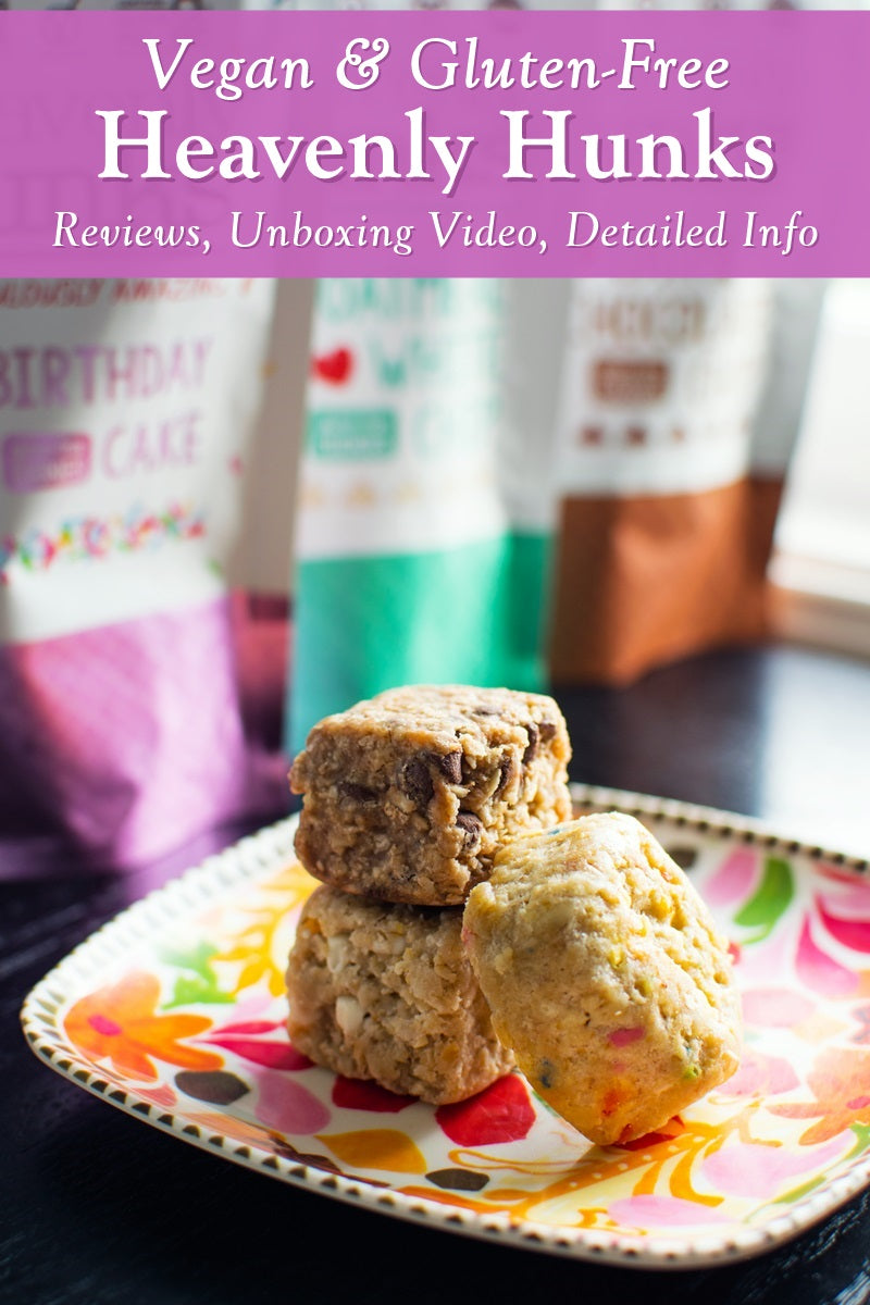 Heavenly Hunks Variety - Oatmeal Chocolate Chip, Peanut Butter Chocolate, Cranberry White Chip & Oatmeal White Chip Cookies - Pack of 4