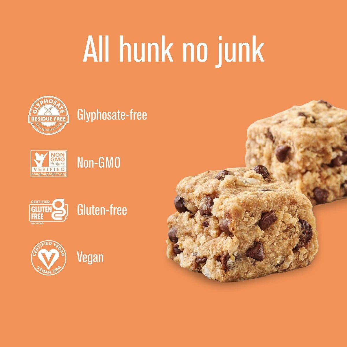 Heavenly Hunks Variety Oatmeal Chocolate Chip, Peanut Butter Chocolate & Brownie Bites - Pack of 6