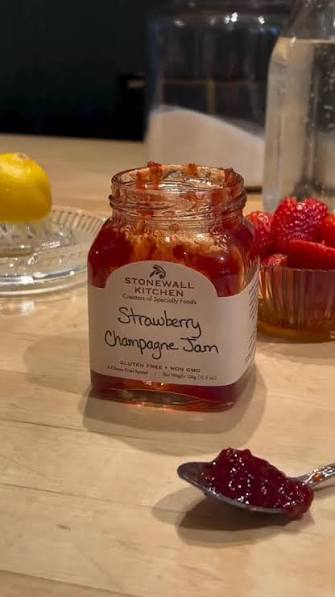 Strawberry Champagne Jam