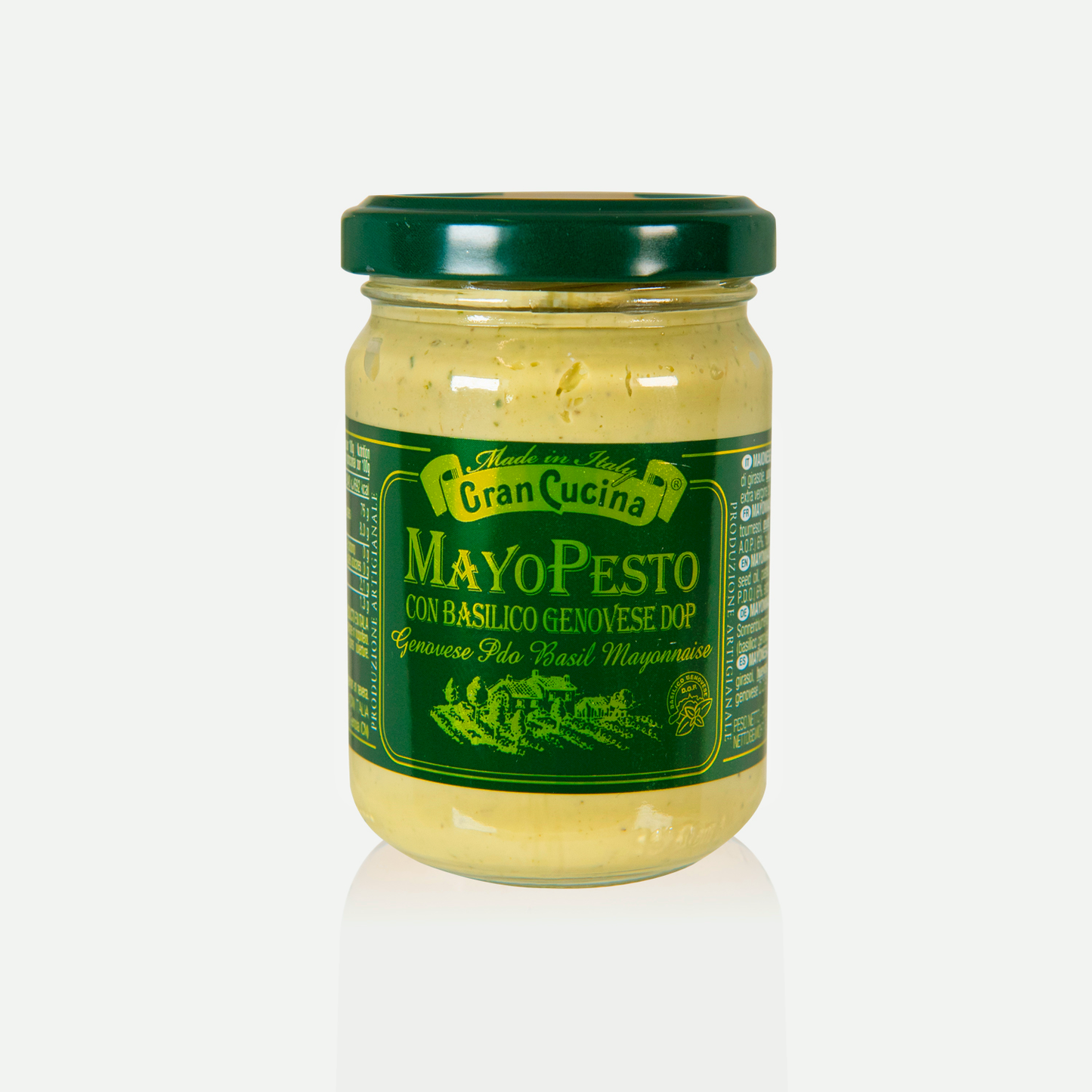Gran Cucina Mayo Pesto with Genovese Basil, 4.23 oz - Pack of 2