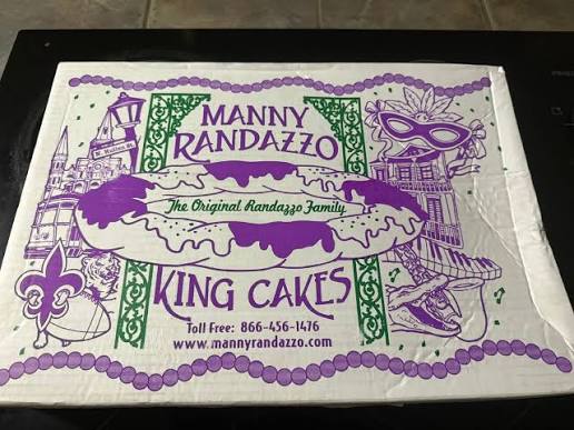 Traditional King Cake by Nonna Randazzos with Gift Box