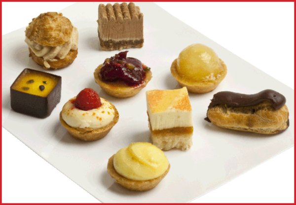 Sweet Street European Grand Cru Petit Fours Variety Assortment, 60 Slice - 120/Case
