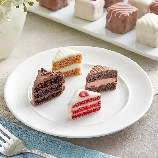 Assorted Petit Fours French Gourmet Frozen Variety Bite Size Desserts, Set of 8 Trays – 480 Pieces