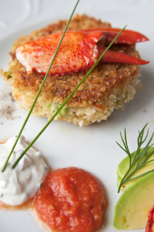 Jumbo Maine Lobster Cakes - includes 6