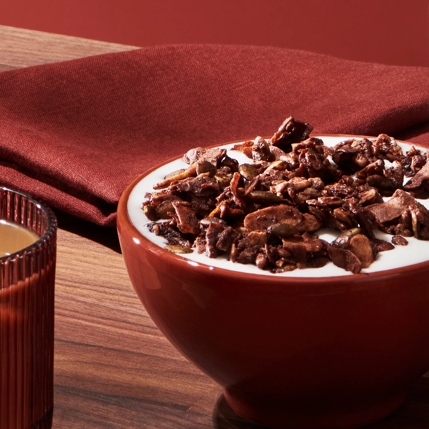 NuTrail Nut Granola Cereal Dark Chocolate - No Sugar Added, Keto, Low Carb, Gluten Free, Grain Free - Pack of 3