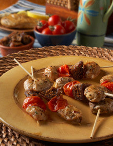 Mediterranean Chicken, Fig & Tomato Kabob - 100/Case