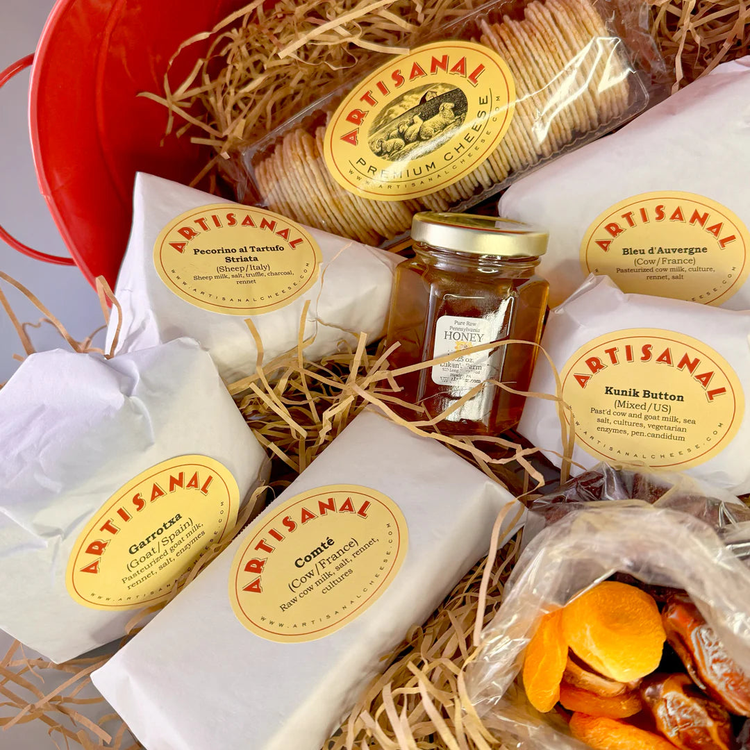 Gourmet Artisanal Cheese Gift Basket